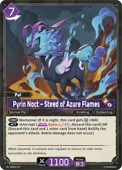 Pyrin Noct – Steed of Azure Flames