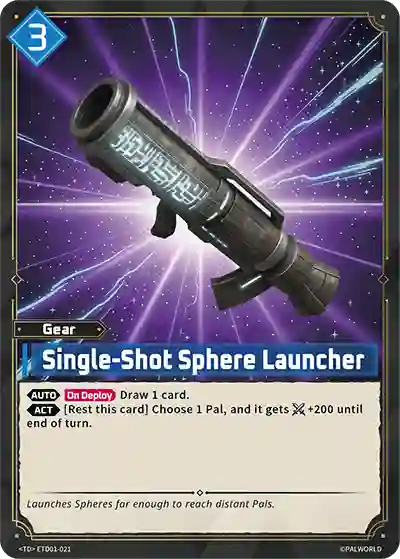 Single-Shot Sphere Launcher