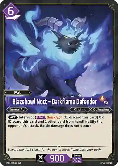 Blazehowl Noct - Darkflame Defender